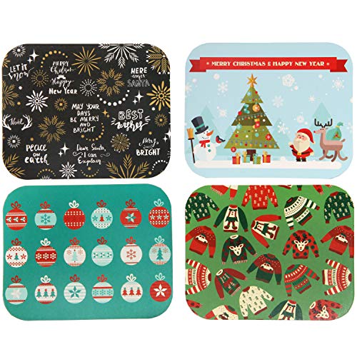 JOYIN 48 Pcs Christmas Cookie Tins with Lids for Gift Giving, Rectangular Treat Foil Containers, Tupperware Disposable Food Storage Pan for Holiday Leftovers Goodie Container or Cookie Exchange | The Storepaperoomates Retail Market - Fast Affordable Shopping