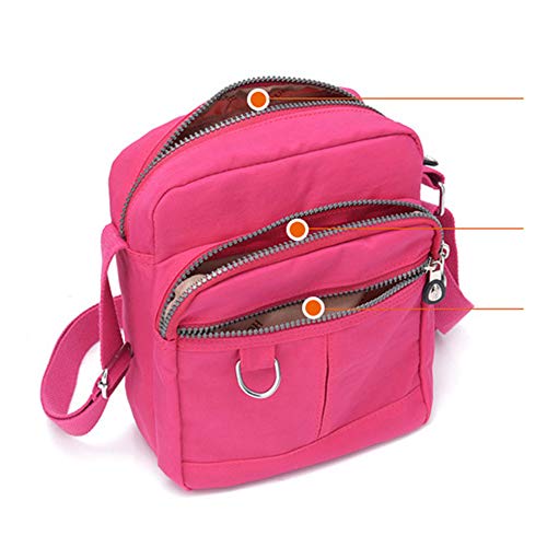 KARRESLY Casual Nylon Purse Handbag Crossbody Bag Waterproof Shoulder Bag for Women (Black) | The Storepaperoomates Retail Market - Fast Affordable Shopping