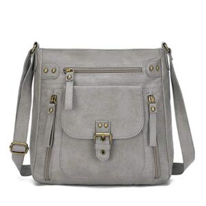 Crossbody Bags for Women Shoulder Purses and Handbags, Grey