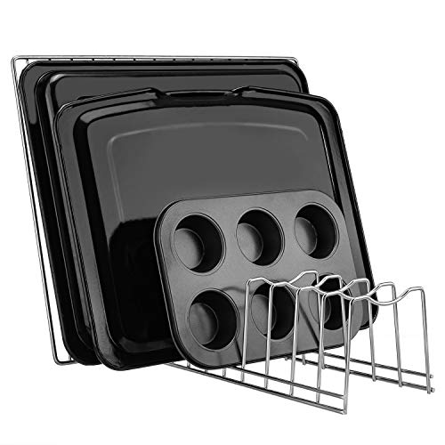 WenZBros Kitchen Pot Rack Lid Holder Organizer, Rest Cutting Boards, Bakeware, Baking Sheet, Stainless Steel | The Storepaperoomates Retail Market - Fast Affordable Shopping