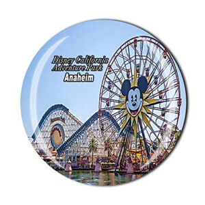 Time Traveler Go Disney California Adventure Park Anaheim USA 3D Refrigerator Magnet Souvenir Gift Home Kitchen Decoration Magnetic Sticker