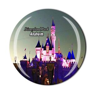 Time Traveler Go Disneyland Park Anaheim USA 3D Refrigerator Magnet Souvenir Gift Home Kitchen Decoration Magnetic Sticker