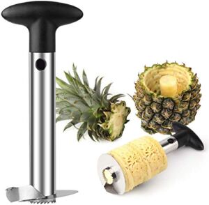 Aren’s Stainless Steel Pineapple Tools Pineapple Corer and Slicer for Home and Kitchen Upgraded &Thicker Blade Stainless Steel Pineapple Core Remover Tool,Kitchen Slicer and Cutter for Pineapple