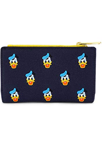 Loungefly x Disney Donald Duck All-Over Print Embroidered Canvas Zip Wallet, Multicolored, One Size | The Storepaperoomates Retail Market - Fast Affordable Shopping