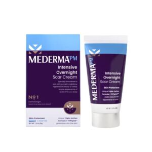 Mederma PM Intensive Overnight Scar Cream – Advanced Scar Treatment that Works with Skin’s Nighttime Regenerative Activity – 1.0 oz (28g)