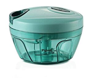 “Pigeon” by Stovekraft New Handy Mini Plastic Chopper with 3 Blades, Green (BPA FREE)