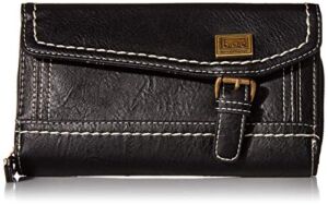 b.o.c. Womens Amherst Deluxe Wallet Black One Size