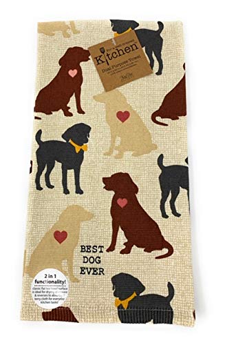 Best Dog Ever Dual Purpose Kitchen Dish Towel 2 pk. Set | The Storepaperoomates Retail Market - Fast Affordable Shopping