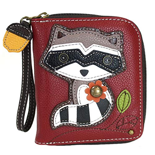 Chala Handbags Raccoon Zip-Around Wristlet Wallet | The Storepaperoomates Retail Market - Fast Affordable Shopping