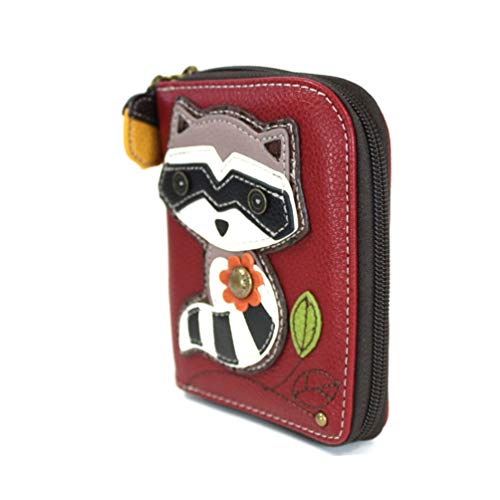 Chala Handbags Raccoon Zip-Around Wristlet Wallet | The Storepaperoomates Retail Market - Fast Affordable Shopping