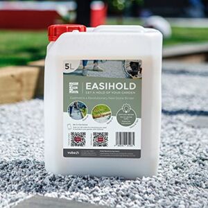 Vuba Easihold XL 1.3 Gallon Pack – Resin Binder for Gravel, Stones, Mulch & Bark – Non Toxic, High Strength, Permeable 5ltrs (169.07 us fl oz)