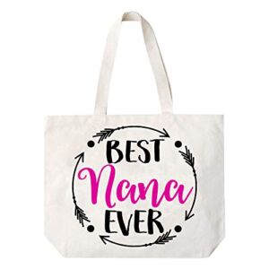 Best Nana Ever Canvas Tote Bag Grandma Gift Idea for Nana -COCOVICI