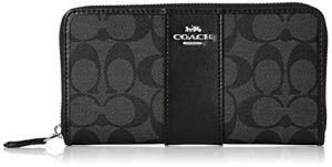 COACH(コーチ) Women Wallet, Sv/BlackSmokeBlack, One Size