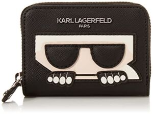 Karl Lagerfeld Paris Women’s Maybelle Small Wallet, BLK Multi, One Size