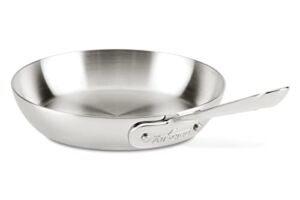 All-Clad D3 Stainless Tri-ply Bonded Stainless Steel Skillet, 7.5 inch, Silver
