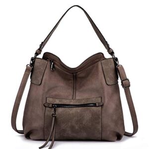 Realer Hobo Purses and Handbags for Women, Shoulder Bag Large Crossbody Bags with Tassel Large