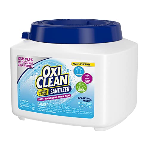 OxiClean Powder Sanitizer for Laundry, Fabric, and Home, 2.5 lb | The Storepaperoomates Retail Market - Fast Affordable Shopping