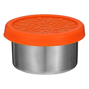 Hemoton Spices Storing Can Stainless Steel Seasoning Sauce Holder Jar Cookie Candy Coffee Tea Refillable Can Container for Home Kitchen