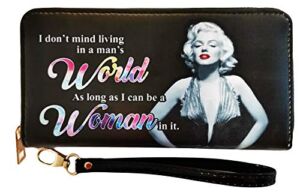 Norma Jeane as Marilyn Wallet with Zipper- Women’s World