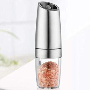 Coherny Stainless Steel Electric Grinder Stainless Steel Gravity Induction Pepper Grinder Pepper Grinder Home Kitchen
