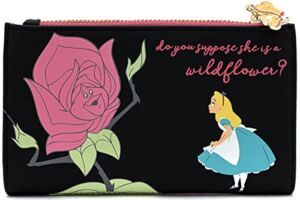Loungefly x Disney Alice in Wonderland Flowers AOP Wallet (Multi, One Size)
