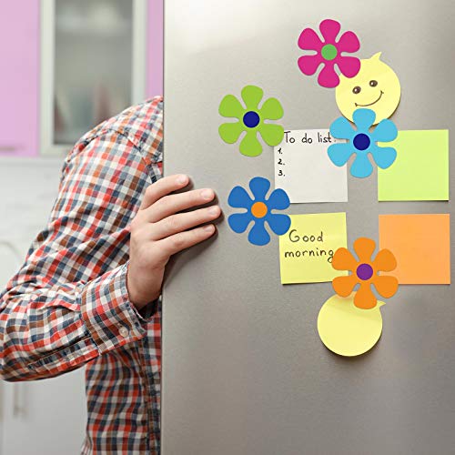 Car Magnet Decorations Magnetic Flower Decals Fridge Magnets 60s Multi-Color Flower Cutout Magnet for Car Home Wall Whiteboard Refrigerator (8, 3.9 x 3.9 Inch) | The Storepaperoomates Retail Market - Fast Affordable Shopping