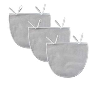 HIC Kitchen Nut Milk Bags with Drawstring Closure, Set of 3