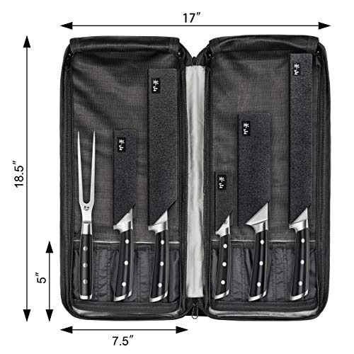 Cangshan 1023770 7-Piece Cut-Resistant Nylon Cutlery Knife Bag with Strap, Bag Only (CUTLERY NOT INCLUDED) | The Storepaperoomates Retail Market - Fast Affordable Shopping