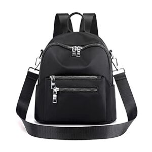 JIANLINST Women’s Mini Backpack Purse Fashion Rucksack Daypack Small Shoulder Bag Black